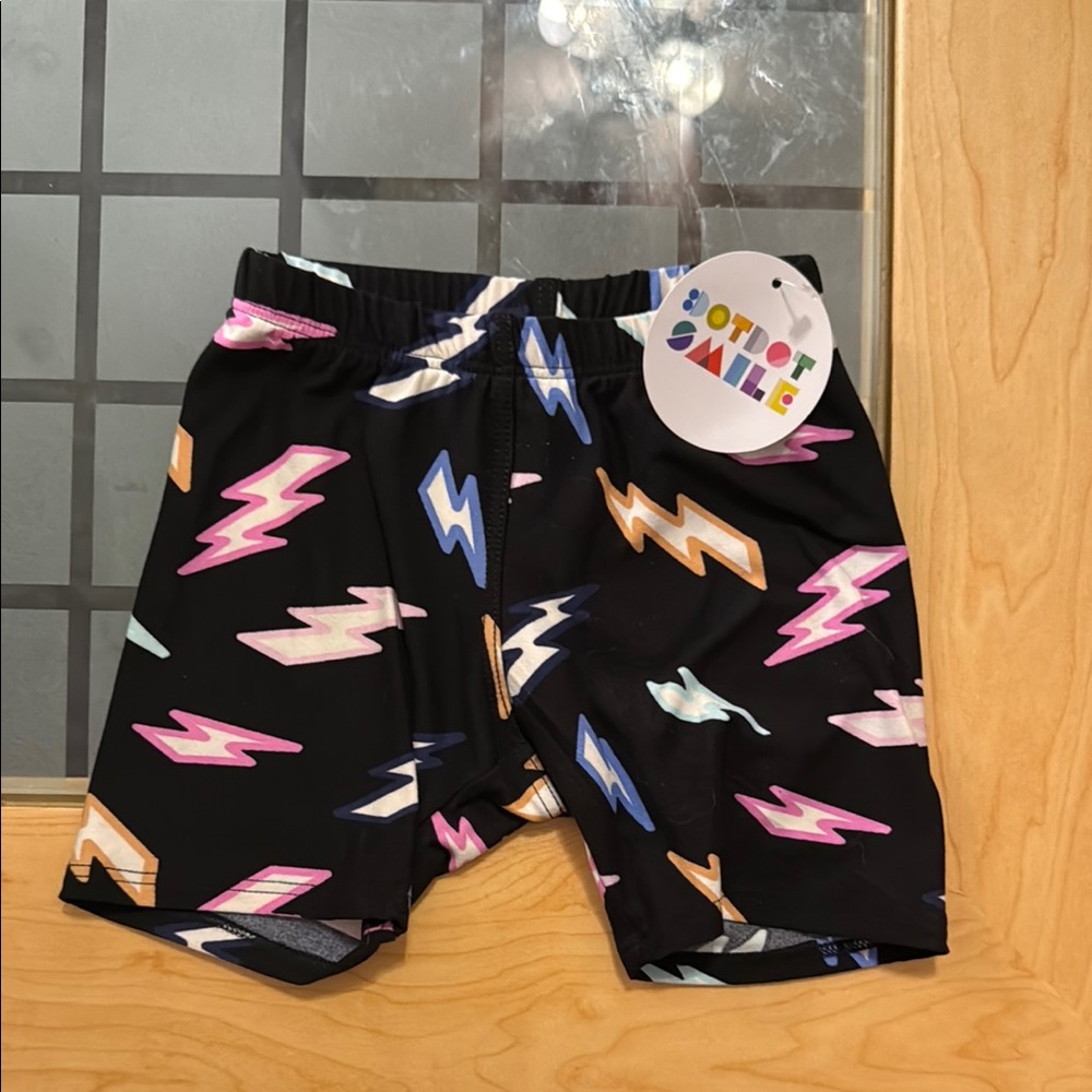 NWT. Dot Dot Smile kick shorts. Size 2T.